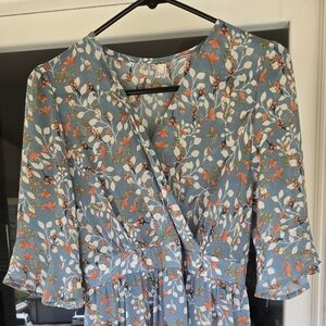 Tiara Madeline Floral Cottagecore Maxi Dress